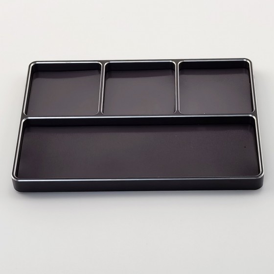 Alloy RC Week Magnetic Screw Tray 128x89x10mm: Black