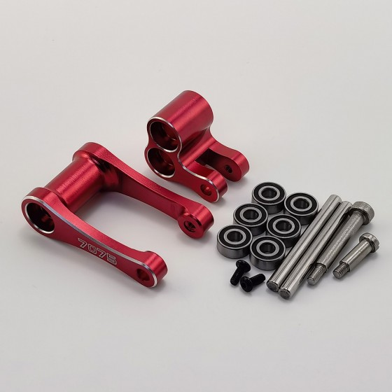 7075 Alloy Knuckle & Pull Rod Losi Promoto MX 1/4-Scale Motorcycle: Red