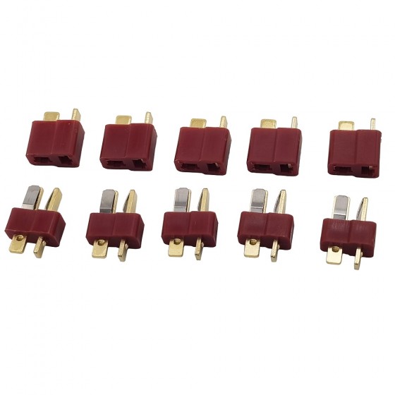 T-Plug Male and Female 5 pair/bag (10pcs)