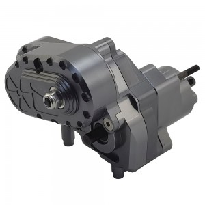 Alloy Complete Assembled Center Gear / Transmission Gear Set with Diff Lock for 1/10 RC Crawler Axial SCX10 II / AXI03004 Capra: TiColour