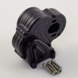 Alloy Center Gear Box Housing Set for Axial UTB18 Capra 1/18 Trail Buggy: Black (Transmission Gear Case)