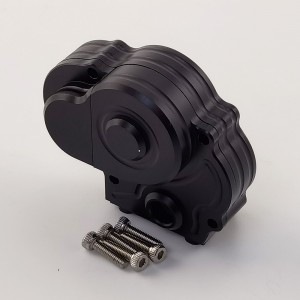 Alloy Center Gear Box Housing Set for Axial UTB18 Capra 1/18 Trail Buggy: Black (Transmission Gear Case)