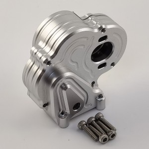 Alloy Center Gear Box Housing Set for Axial UTB18 Capra 1/18 Trail Buggy: Silver (Transmission Gear Case)