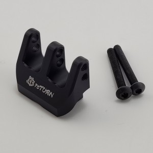 Alloy AR45 Portal Axle Rear Upper Link Riser / Further Anti Squat Adjustment Mount for 1/10 RC Crawler Axial SCX10 III