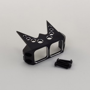 Alloy Steering Servo Guard Armor / Protector for 1/10 RC Car Crawler / Wraith / RR10 / Capra / Cheater Rig Rock Bouncer Roll Cage: Black