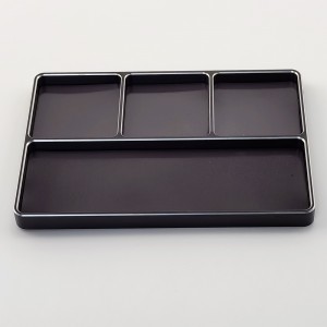 Alloy RC Week Magnetic Screw Tray 128x89x10mm: Black