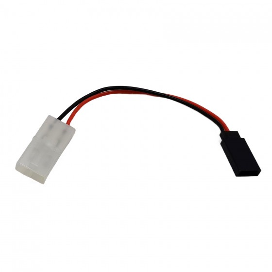 Tamiya Male to FUTABA Female Conversion Connector 1M1F  22AWG  100mm  1pc/bag (1pc)
