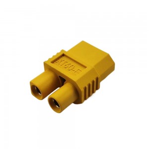MOQ10pcs XT60 Male to EC3 Plug Female One Piece Conversion Connector 1M1F (XT60 male pin in female housing) (EC3 female pin in Male housing)