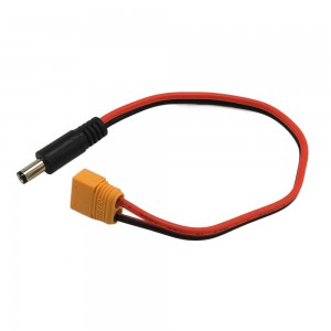 DC5525 Male Plug to SY60 Male Plug Conversion Connector for TS100 Electric Soldering Iron (SY60 male pin in female housing) (SY60 compatible to XT60)