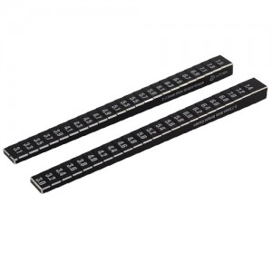 Premium 3-7.5mm Ride Height Gauge for 1/10 Touring: Black