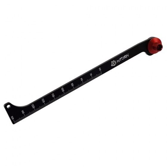 Aluminium Classic+ Plus Shock Stroke and Rebound Gauge 60-150mm for 1/8 Buggy