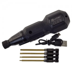 P1 3.6V Cordless Electric Mini Screwdriver with Hex Tips Hex1.5/2.0/2.5/3.0mm