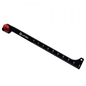 Aluminium Classic+ Plus Shock Stroke and Rebound Gauge 60-150mm for 1/8 Buggy