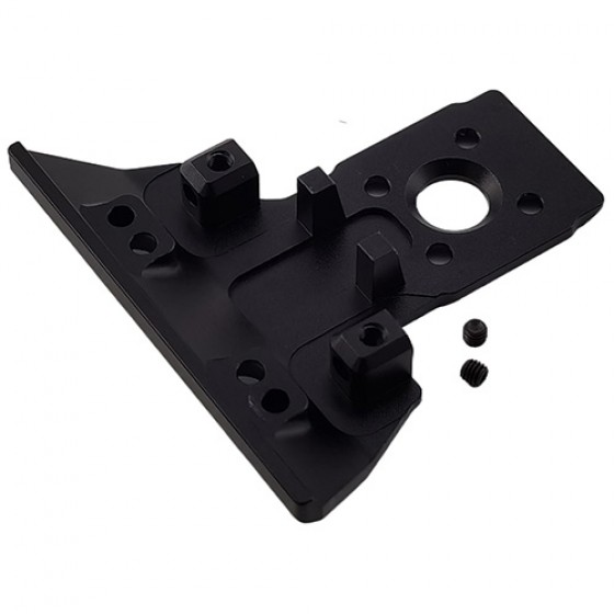 Aluminium Front Bumper Set for Tamiya BBX (BB-01) Buggy: Black