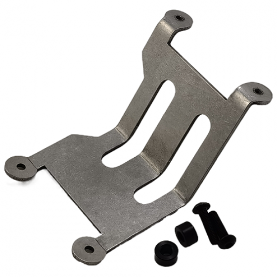 Stainless Steel Rear Bumper Skid Plate for Tamiya BBX (BB-01) Buggy