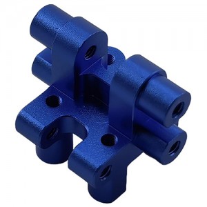Aluminium Front Upper Bulkhead Set for Tamiya BBX (BB-01) Buggy: Blue
