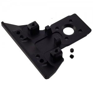 Aluminium Front Bumper Set for Tamiya BBX (BB-01) Buggy: Black