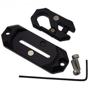 Metal 1/10 RC Crawler Winch Line Fairlead: Black (1/10 1/8 RC Crawler)