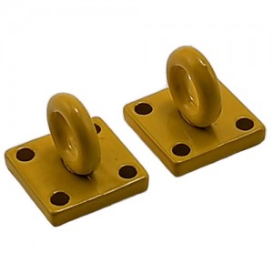 Metal Scale Tow Shackles for 1/10 Crawle: Yellow 2pcs/set