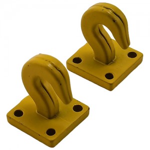 Metal Scale Tow Shackles Hook for 1/10 Crawle: Yellow 2pcs/set