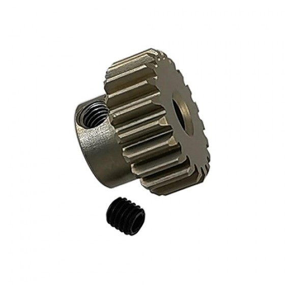 3.175 Bore M0.6 - 20T Aluminum 7075 Hard Coated Motor Pinions Gear - Ti Gold with M3 set screw