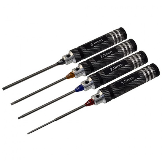Aluminum Tip Size Color Caps / Hex Wrench Collar Set for Allen Wrench Hex Set / Screwdriver Tips Bore Dia: 1.5/2.0/2.5: Dia3.0mm 3.0: Dia 3.5mm
