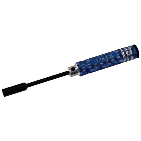 Blue Classic Nut Drivers Set -  Black Head RTT11023C: Box7.0 x 180mm
