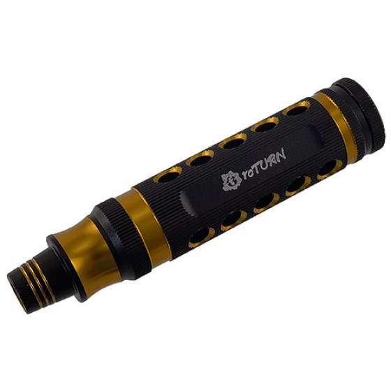 Premium 5 in 1 Magnetic Screwdriver Set Hex1.5/2.0/ 2.5/3.0mm/ Philips 4+ Tit-Coated Tips(6.35mm/1/4) 1set