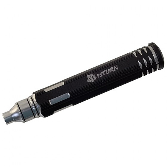 White Steel Black B 4 in 1 Magnetic Screwdriver Set 1.5/2.0/ 2.5/3.0mm White Steel Tips  1 set