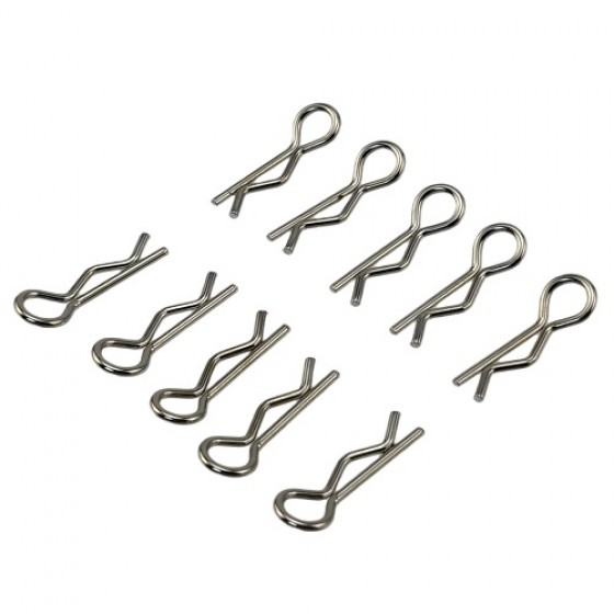 Bodyshell R Clips 1/16 Stock size / Orignal Color  10pcs/bag  Dia: 1.0mm