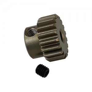 3.175 Bore M0.6 - 18T Aluminum 7075 Hard Coated Motor Pinions Gear - Ti Gold with M3 set screw