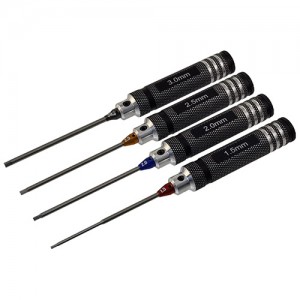 Aluminum Tip Size Color Caps / Hex Wrench Collar Set for Allen Wrench Hex Set / Screwdriver Tips Bore Dia: 1.5/2.0/2.5: Dia3.0mm 3.0: Dia 3.5mm