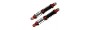Aluminum Adjustable Shocks Damper - Red 90x15mm