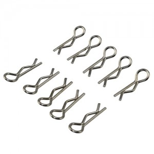 Bodyshell R Clips 1/16 Stock size / Orignal Color  10pcs/bag  Dia: 1.0mm