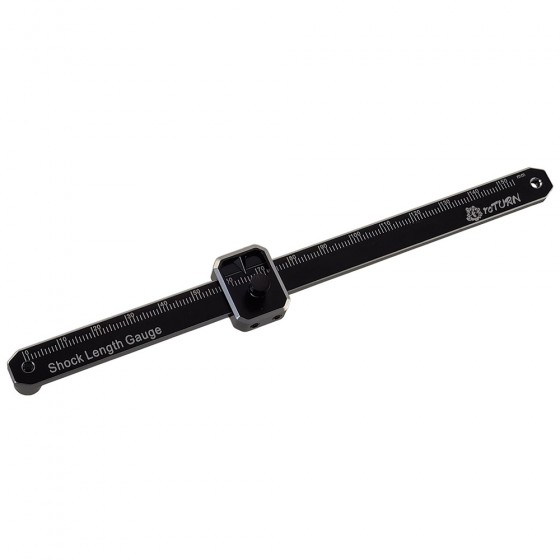 Aluminium Classic+ Plus Shock Stroke Length and Rebound Gauge 0-150mm for 1/10 and 1/8 Buggy (RCTPL2405)