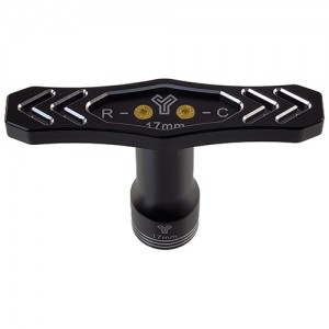 Aluminium 17mm Hex Nuts Wrench / Wheel Nut Wrench for 1/8th Scale RC Cars: Black