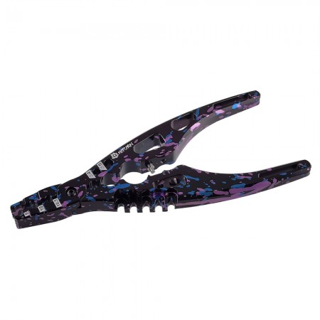 Aluminum Shock Damper Assembly Multi-Tool: Adjustable 3-10.5mm Shaft Pliers, Shock Body Pliers, Ball Joint Tool & Dual 4/5mm Soldering Plug Holder: Splash Graffiti