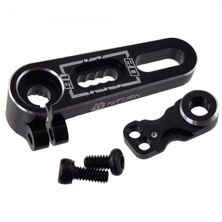 High-Strength Aluminum 25T Servo Horn – Adjustable 15.5mm–20mm with 0.5mm Precision Steps | Durable Upgrade for RC Cars, Drones, Robotics & DIY Models