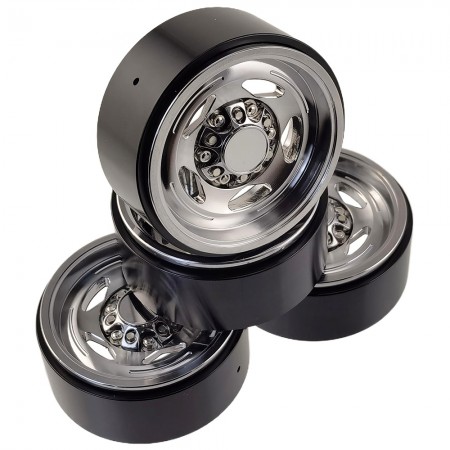 Aluminium 1.9  inch 4-Piece Set with 12mm Hex Hubs – Heavy-Duty Scale Accessories for RC Rock Crawlers: Splash Graffiti
