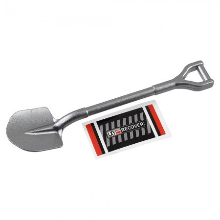 1/10 Scale Accessories Metal Scale Shovel for RC Crawler for 1/10th Scale Crawler: Silver Size: 105x24x9mm