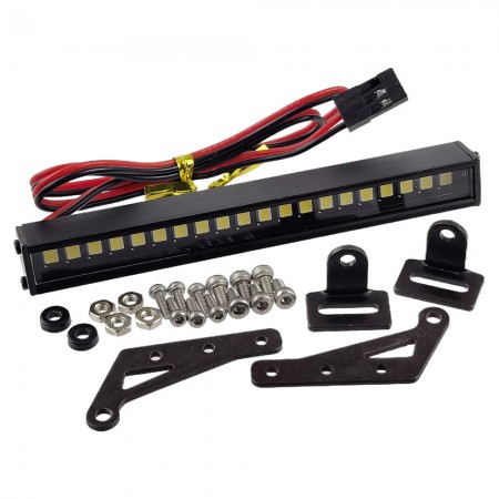 RC Car LED Roof Light Bar with 20 Spotlight Leads  5V-7.4V 94*11*13mm
