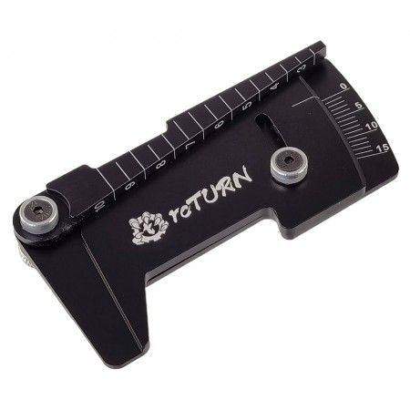 RC Car Ride Height Gauge For 1/10 RC Car - Black