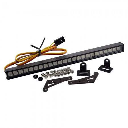 Colorful LED Light Bar - 24 Leads  5V-8.4V, 20 Mode of Lighting 155x12x12mm CH3 Channel Switch
