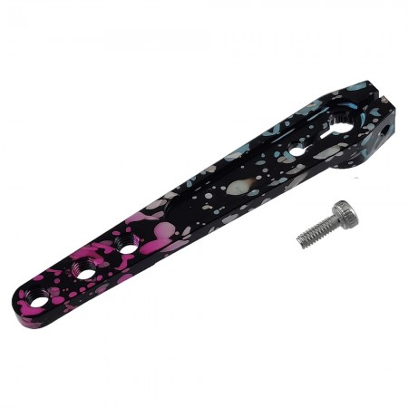 Aluminum Servo Arm / Servo Horn 54.25mm 25T: Splash Graffiti Size: 54.25x8.95mm Torque Length: 44.5/38/32mm