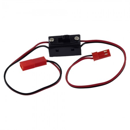 JST Male to Female Conversion Connector with Switch 150mm+150mm 1pc/bag (1pc)