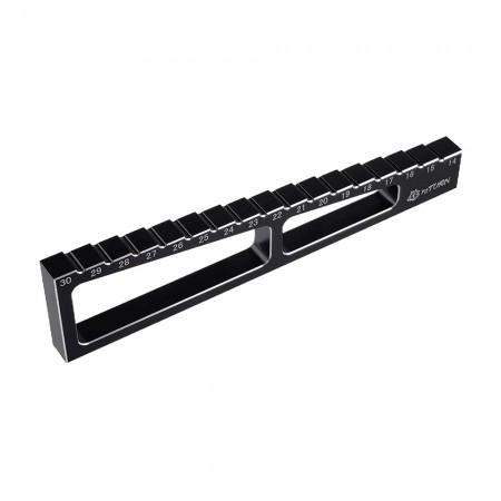 Aluminium Classic+ Plus RC Car 14-30mm Chassis Droop Gauges in 1.0mm Steps for 1/8 Nitro and Electric Cars