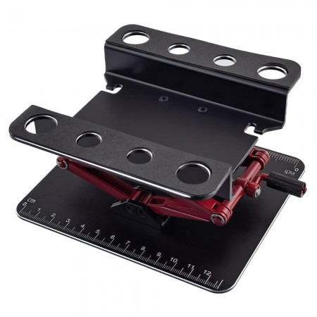 Alloy Adjustable RC Car Work Stand Kit for 1/10 Scale RC Cars: Black 154x131x(59-142)mm
