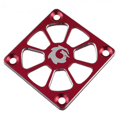 Aluminum Cooling Fan Cover 40x40mm Fan for RC Motor Cooling Fan: Red