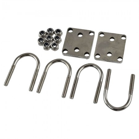 U Screw M3 Screw Spring Steel Plate for Tamiya MAN TGX 1/14Tractor Heavy Trailer 28.4x19.6mm (14mm Mouth)