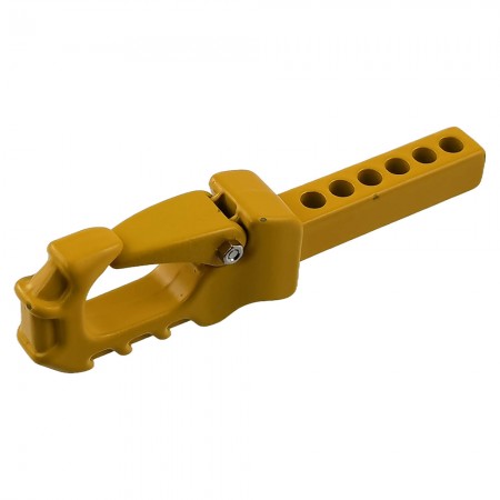 Metal Trailer Drop Hitch Receiver Towball for 1/10th Scale Crawler: Yellow